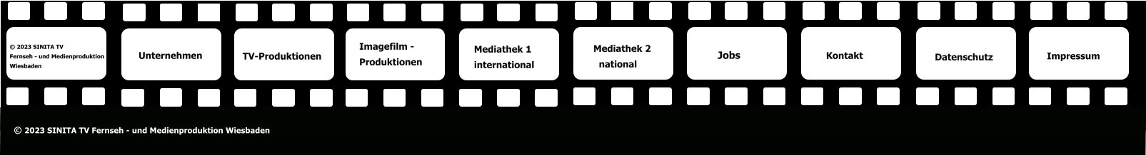 Impressum  Impressum  Im  2023 SINITA TV Fernseh - und Medienproduktion Wiesbaden Kontakt Datenschutz Unternehmen TV-Produktionen Imagefilm - Produktionen  Mediathek 1 international  Mediathek 2   national    Jobs  2023 SINITA TV  Fernseh - und Medienproduktion  Wiesbaden Impressum